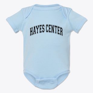 Hayes Center Nebraska Varsity Baby Onesie