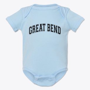Great Bend Kansas Varsity Baby Onesie