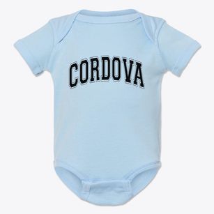 Cordova Nebraska Varsity Baby Onesie