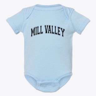 Mill Valley California Varsity Baby Onesie