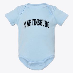 Martinsburg Nebraska Varsity Baby Onesie