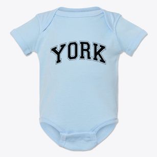 York North Dakota Varsity Baby Onesie