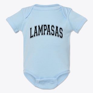Lampasas Texas Varsity Baby Onesie