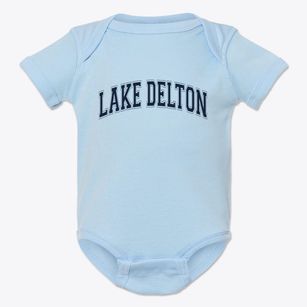 Lake Delton Wisconsin Varsity Baby Onesie