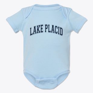 Lake Placid New York Varsity Baby Onesie