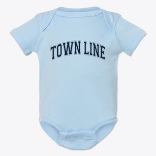 Town Line New York Varsity Baby Onesie