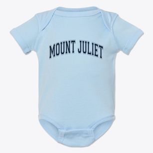 Mount Juliet Tennessee Varsity Baby Onesie