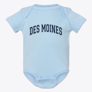Des Moines Washington Varsity Baby Onesie