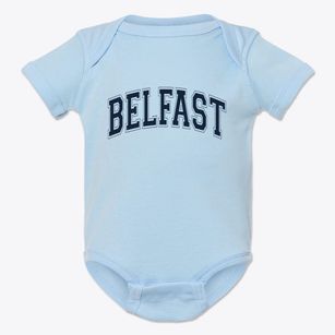 Belfast New York Varsity Baby Onesie