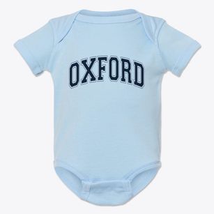 Oxford Nebraska Varsity Baby Onesie
