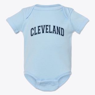 Cleveland New York Varsity Baby Onesie