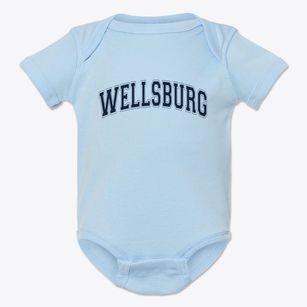 Wellsburg New York Varsity Baby Onesie