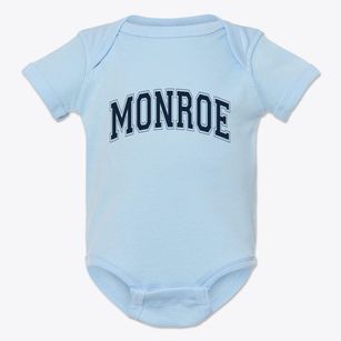 Monroe Pennsylvania Varsity Baby Onesie