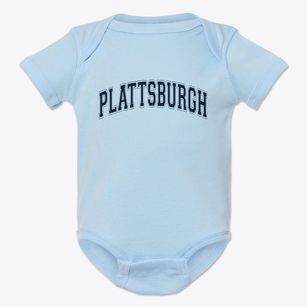 Plattsburgh New York Varsity Baby Onesie