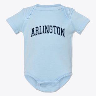 Arlington Kansas Varsity Baby Onesie