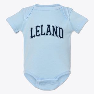 Leland Iowa Varsity Baby Onesie