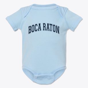 Boca Raton Florida Varsity Baby Onesie