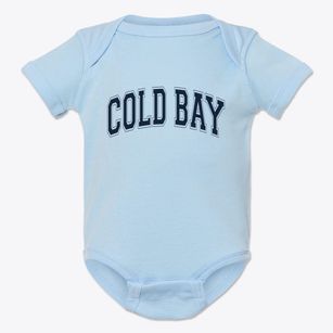 Cold Bay Alaska Varsity Baby Onesie