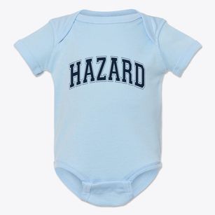 Hazard Nebraska Varsity Baby Onesie