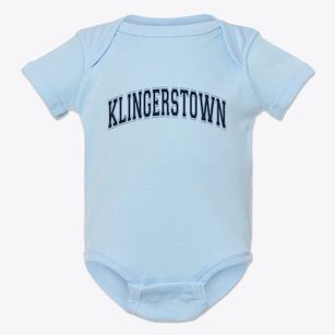 Klingerstown Pennsylvania Varsity Baby Onesie