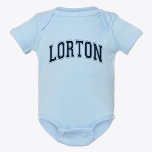Lorton Nebraska Varsity Baby Onesie