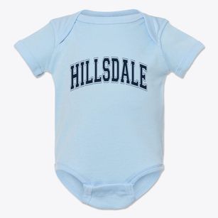 Hillsdale Michigan Varsity Baby Onesie