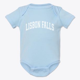 Lisbon Falls Maine Varsity Baby Onesie