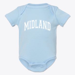 Midland Michigan Varsity Baby Onesie