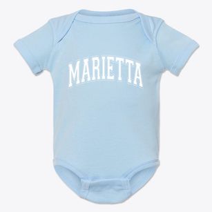 Marietta Pennsylvania Varsity Baby Onesie