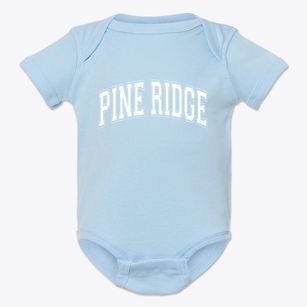 Pine Ridge Pennsylvania Varsity Baby Onesie