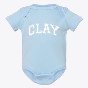 Clay Pennsylvania Varsity Baby Onesie