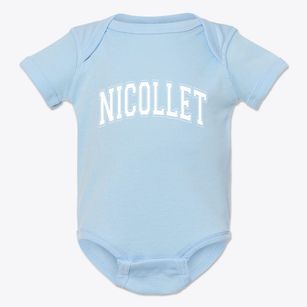 Nicollet Minnesota Varsity Baby Onesie