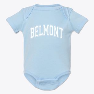 Belmont Massachusetts Varsity Baby Onesie