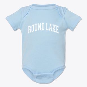 Round Lake Wisconsin Varsity Baby Onesie