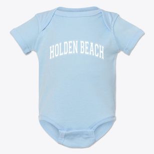 Holden Beach North Carolina Varsity Baby Onesie