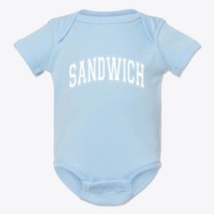 Sandwich Massachusetts Varsity Baby Onesie
