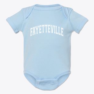 Fayetteville Arkansas Varsity Baby Onesie