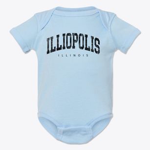 Illiopolis Illinois Urban Vibe Baby Onesie