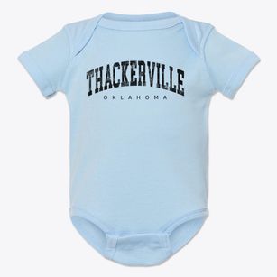 Thackerville Oklahoma Urban Vibe Baby Onesie