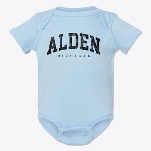 Alden Michigan Urban Vibe Baby Onesie