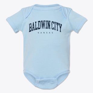 Baldwin City Kansas Urban Vibe Baby Onesie