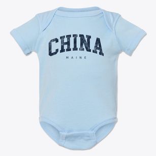 China Maine Urban Vibe Baby Onesie