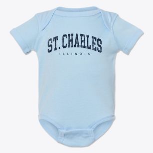 St. Charles Illinois Urban Vibe Baby Onesie