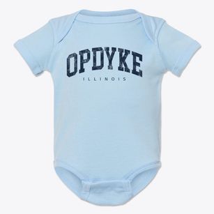 Opdyke Illinois Urban Vibe Baby Onesie