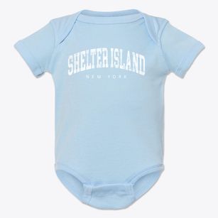 Shelter Island New York Urban Vibe Baby Onesie