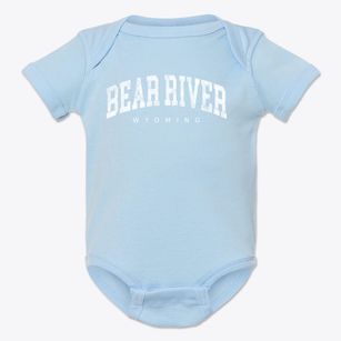 Bear River Wyoming Urban Vibe Baby Onesie