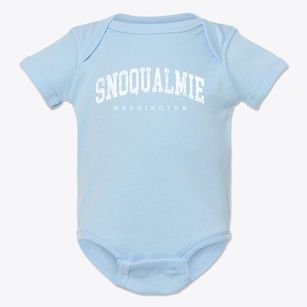Snoqualmie Washington Urban Vibe Baby Onesie
