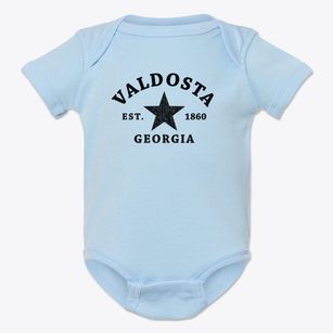 Valdosta Georgia Star Baby Onesie