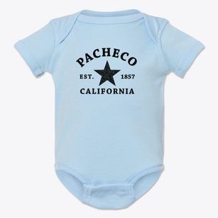 Pacheco California Star Baby Onesie