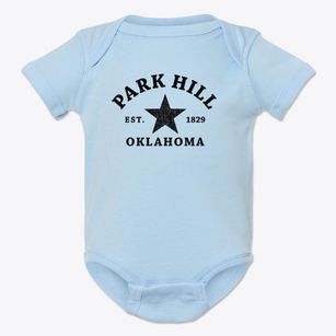 Park Hill Oklahoma Star Baby Onesie